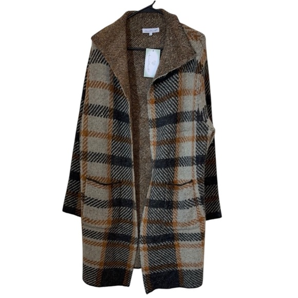 🌹NWT:KEREN HART LONG OPEN CARDIGAN - Picture 1 of 7